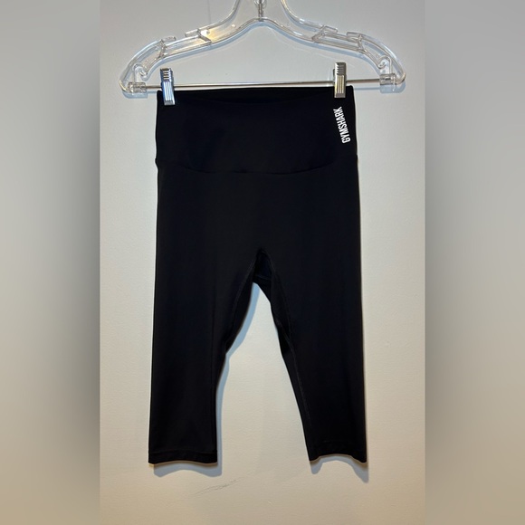 Gymshark High Waisted Black Biker Shorts – Size Small - Picture 1 of 6